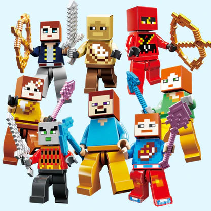 5 Pz Personaggio Di Minecraft