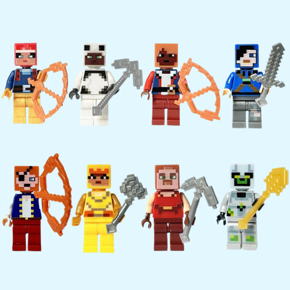 5 Pz Personaggio Di Minecraft